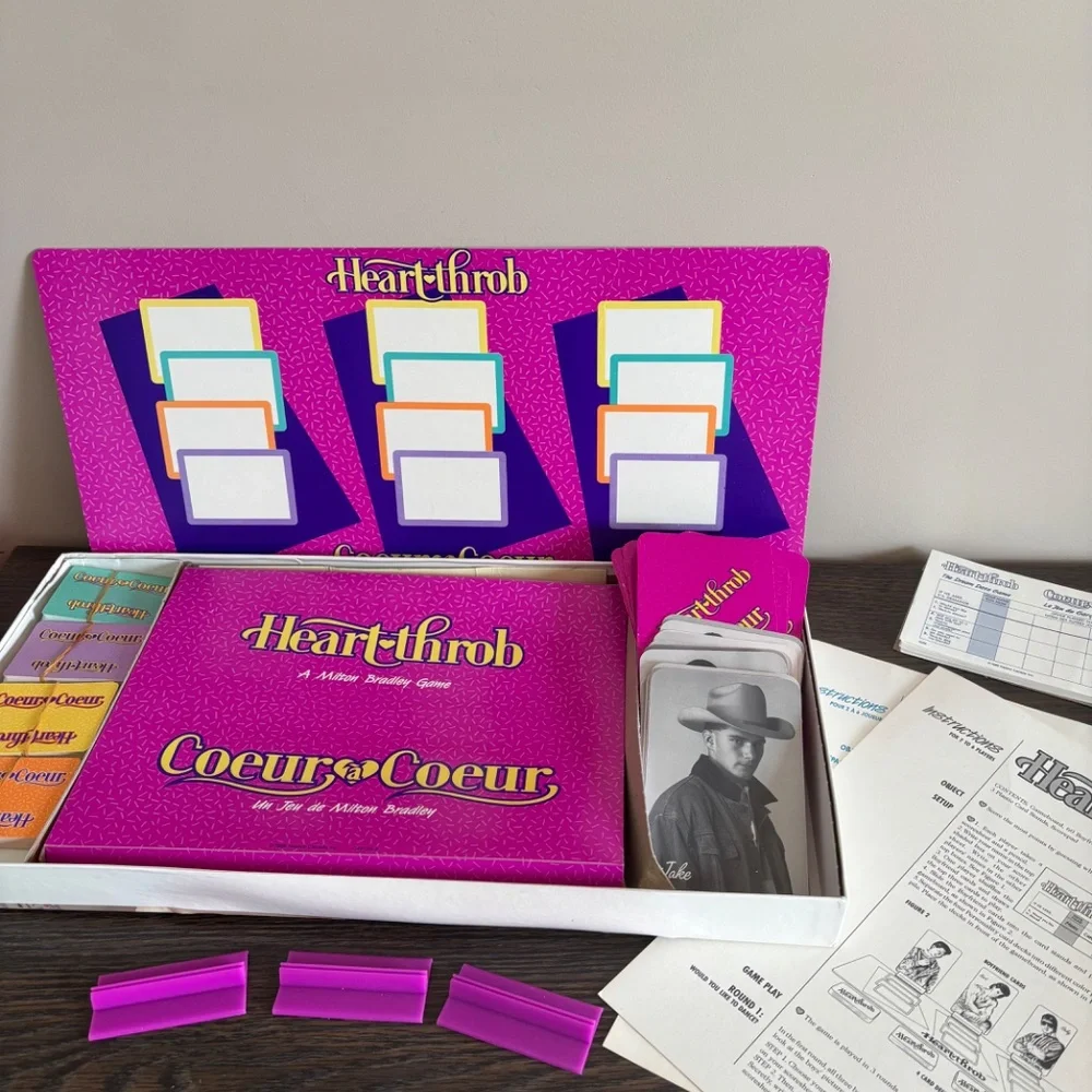 Vintage Heart Throb Board Game 1989 - Picture 8 of 11